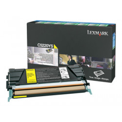 Lexmark - žlutá - originální - kazeta s barvivem LCCP, LRP - pro Lexmark C522, C524, C530, C532, C534
