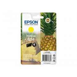 Epson 604 - 2.4 ml - žlutá - originální - blistr - inkoustová cartridge - pro EPL 4200; Home Cinema 3200; Stylus Photo 2200
