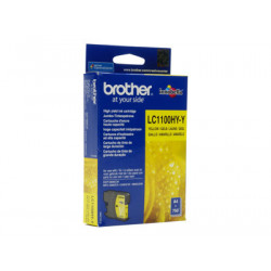 Brother LC1100Y - žlutá - originální - inkoustová cartridge - pro Brother DCP-185, 385, 395, 585, J715, MFC-490, 5490, 5890, 5895, 6890, 790, 795, 990, J615