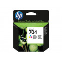 HP 704 - Barva (azurová, purpurová, žlutá) - originální - inkoustová cartridge - pro Deskjet Ink Advantage 2060 K110a