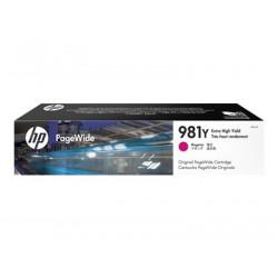 HP 981Y - 185 ml - Extra vysoká výtěžnost - purpurová - originální - PageWide - inkoustová cartridge - pro PageWide Enterprise Color MFP 586; PageWide Managed Color E55650