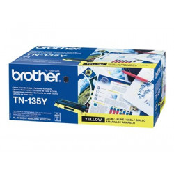 Brother TN135Y - žlutá - originální - kazeta s barvivem - pro Brother DCP-9040, 9042, 9045, HL-4040, 4050, 4070, MFC-9420, 9440, 9450, 9840