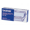 Brother PC75 - Černá - Tisková páska kazeta - pro FAX-T102, T104, T106