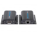 PremiumCord HDMI extender na 60m přes jeden kabel Cat5e Cat6