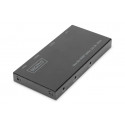 Digitus Ultra tenký HDMI Rozbočovač, 1x2, 4K 60Hz HDR, HDCP 2.2, 18 Gbps, Micro USB napájeno