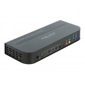 Delock HDMI KVM Switch 4K 60 Hz with USB 3.0 and Audio - Přepínač KVM audio USB - 2 x KVM zvuk USB - 1 místní uživatel - desktop