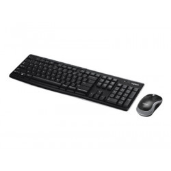 Logitech MK270 Wireless Combo - Klávesnice a sada myši - bezdrátový - 2.4 GHz - česká