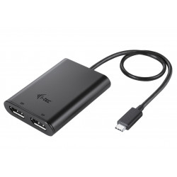 i-tec USB-C Dual 4K 60Hz (single 8K 30Hz) DP Video Adapter