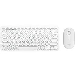 Logitech Pebble 2 Combo - TONAL WHITE - US INT'L - 2.4GHZ BT - INTNL-973 - UNIVERSAL