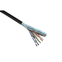 Solarix Kabel SXKD-5E-FTP-PE drát c5e venkovní, 305m