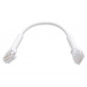 Ubiquiti UniFi Ethernet Patch Kabel - délka 0,22m, Cat6, bílý