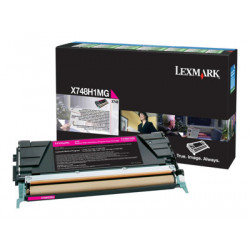 Lexmark - Vysoká výtěžnost - purpurová - originální - kazeta s barvivem LCCP, LRP - pro Lexmark X748de, X748de LDS, X748de Statoil, X748dte