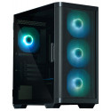 Zalman skříň M4 Black miniT 4x 120mm ARBG fan 2xUSB 3.0 1xUSB 2.0 tvrzené sklo černá