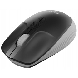 Logitech myš M190 optická bezdrátová USB 3 tlačítka šedá 1000dpi