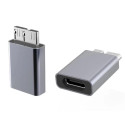 PremiumCord Aluminium USB C female - USB3.0 Micro B Male adaptér