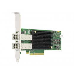 Emulex LPe31002 Gen 6 (16Gb), dual-port HBA (upgradeable to 32Gb) - Adaptér hostitelské sběrnice - PCIe 3.0 x8 - 16Gb Fibre Channel x 2