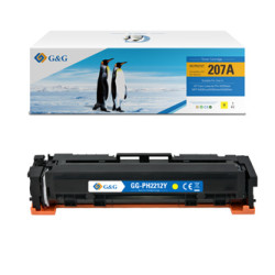 G&G kompatibilní toner s HP W2212A, NT-PH2212Y, HP 207A, yellow, 1250str.