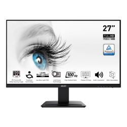 MSI monitor PRO MP273A, 27" IPS 1920 x 1080 (FHD) 100Hz 1ms DP HDMI D-Sub černá