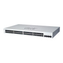 Cisco Business 220 Series CBS220-48P-4X - Přepínač - inteligentní - 48 x 10 100 1000 (PoE+) + 4 x 10 Gigabit SFP+ (uplink) - Lze montovat do rozvaděče - PoE+ (382 W)