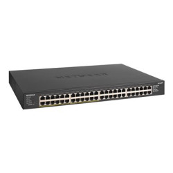 NETGEAR GS348PP - Přepínač - neřízený - 48 x 10 100 1000 (24 PoE+) - desktop, Lze montovat do rozvaděče - PoE+ (380 W)