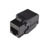 Solarix keystone c5e UTP RJ45 černý samořezný SXKJ-5E-UTP-BK-SA