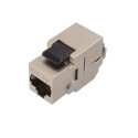 Solarix keystone c5e STP RJ45 černý samořezný SXKJ-5E-STP-BK-SA