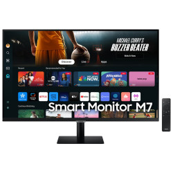 Samsung Smart M7 LS32DM702UUXDU LCD VA/PVA/MVA 32" 3840 x 2160 4ms 300nitů 3000:1 60Hz  Repro  USB-C  Černá