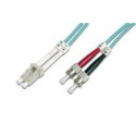 Optický patch kabel duplex LC-ST 50 125 MM 3m OM3