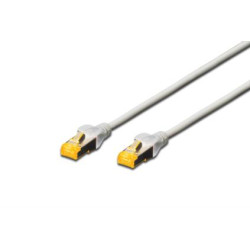 Digitus CAT 6A S-FTP patch cable, LSOH, Cu, AWG 26 7, Length 5m , color grey