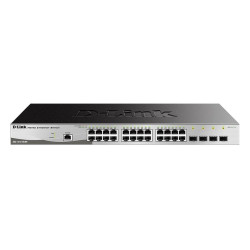 D-Link DGS-1210-28 ME 24-Port 10 100 1000BASE-T + 4-Port 1 Gbps SFP Metro Ethernet Managed Switch