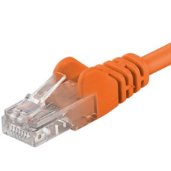 Premiumcord Patch kabel CAT6a S-FTP, RJ45-RJ45, AWG 26 7 7m oranžová
