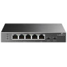 TP-Link TL-SG1005P-PD Switch 1x GLAN s PoE-in, 4x GLAN s PoE+ ( PoE extender switch až 250M _napájení 802.3bt)