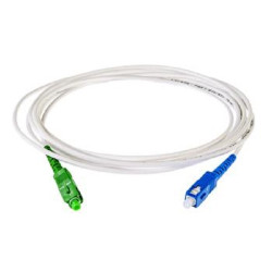 OPTIX SC APC-SC UPC FLEXI optický patch cord G.657B3 LSOH 2mm 7m bílý simplex