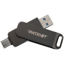 PATRIOT RAGE R550 128GB USB Typ-A + USB Typ-C USB 3.2 Gen 1 šedá