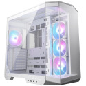 MSI skříň MAG PANO 100R PZ White bez zdroje levé a přední sklo 4x 120 mm A-RGB fan 1x USB-C 1x USB3.2 bílá