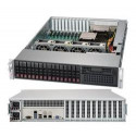 SUPERMICRO 2U chassis 16x 2,5" HS SAS SATA (4x 8643), 1x 5,25", 2x1000W (80+Titanium)