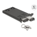 Delock kartou PCI Express x16 Mobilní přihrádka na 2 x SSD M.2 NVMe – rozvětvení