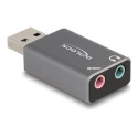 External USB Sound Card with USB-A male, External USB Sound Card with USB-A male
