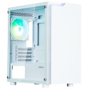 Zalman skříň T4 Plus miniT 1x120mm fan ARGB USB 2.0 USB 3.0 tvrzené sklo bílá