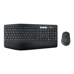 Logitech MK850 Performance - Klávesnice a sada myši - Bluetooth, 2.4 GHz - AZERTY - belgická