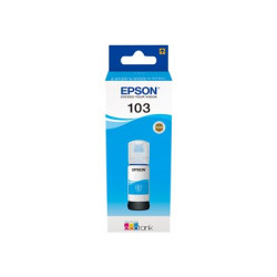 Epson 103 - 65 ml - azurová - originální - doplnění inkoustu - pro Epson L1210, L3210, L3211, L3250, L3251, L3256, L3260, L3266; EcoTank L11050, L1250, L5396
