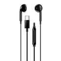 Genius HS-M365 sluchátka s mikrofonem, černá, 2.0, špuntová, USB Type-C