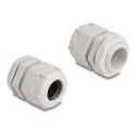 Cable Gland M25 10 pieces grey, Cable Gland M25 10 pieces grey