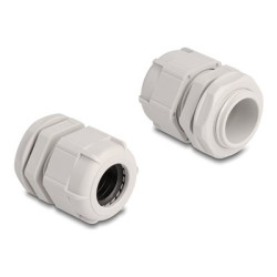 Cable Gland M25 10 pieces grey, Cable Gland M25 10 pieces grey
