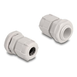 Cable Gland M16 10 pieces grey, Cable Gland M16 10 pieces grey