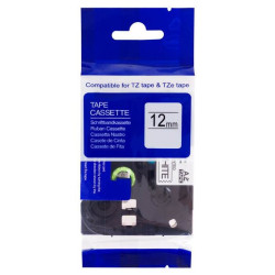 PRINTLINE kompatibilní páska s Brother HSe-611, 6mm, černý tisk žlutý podklad, bužírka