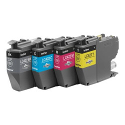 Brother LC422 Value Pack - 4-balení - černá, azurová, purpurová, žlutá - originální - inkoustová cartridge - pro Brother MFC-J5340DW, MFC-J5345DW, MFC-J5740DW, MFC-J6540DW, MFC-J6940DW