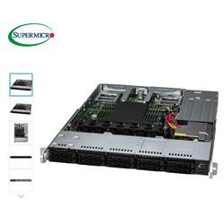 SUPERMICRO CloudDC 1115CS-TNR 1U SP5(400W), noLAN, 10SFF NVMe5, 2M.2, 12DDR5, 2AIOM,2PCI-E16g5, IPMI, RoT, rPS 800W (80+