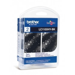 BROTHER inkoustová náplň LC-1100HY BKBP2 multipack 2x černá