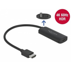 Delock Adaptér HDMI-A samec USB Type-C samice (DP Alt Mode) 4K 60 Hz